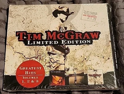 NEW Tim McGraw: Greatest Hits, Vols. 1 2 3: Limited Edition (CD, 3-Disc) SEALED - Image 1 of 4