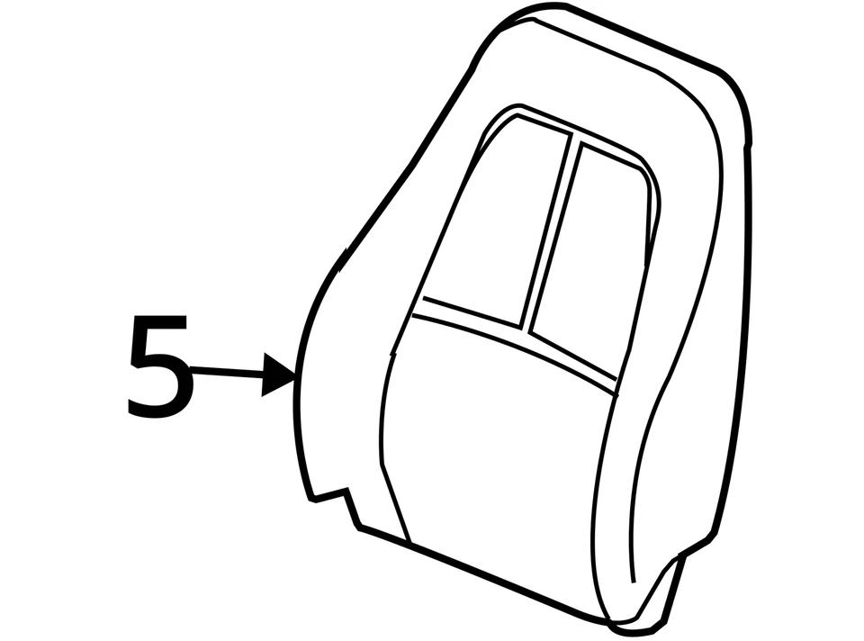 SE ADAPTA A 2008-2010 SATURN VUE CUBIERTA ASM P/ASIENTO BK CUSH * 19181176 - NUEVO OEM Foto 3 de 3