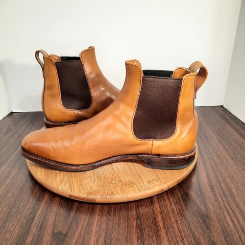 Allen Edmonds Liverpool Mens Size 11 Chelsea Boots Walnut Brown Leather USA Made - Picture 6 of 11
