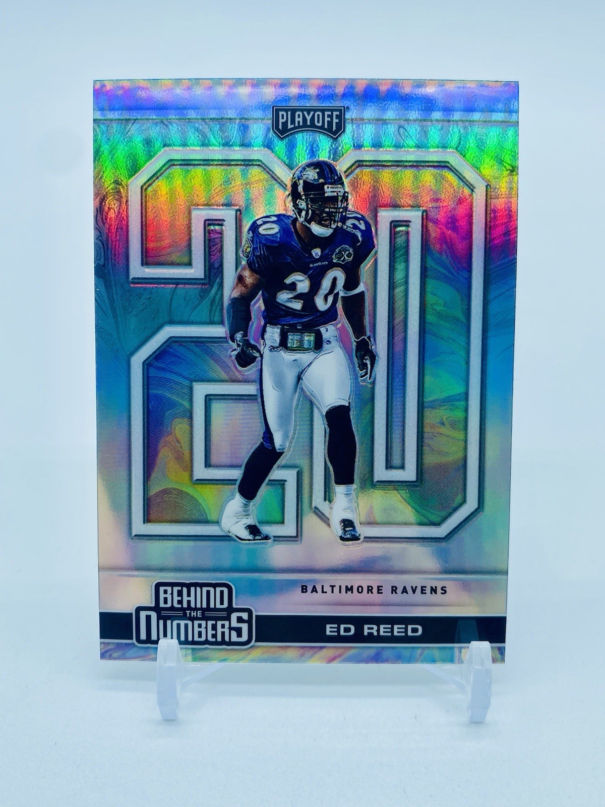 2020 Panini Playoff Behind The Numbers Silver Prizm Ed Reed #BTN-16  COMB SHIP