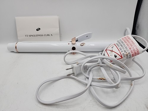 T3 SinglePass Curl 1.25” X Extra-Long Barrel Curling Iron Used - Picture 2 of 2
