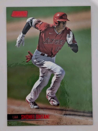 2021 Stadium Club Shohei Ohtani Red Foil #37 Los Angeles Angels