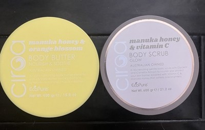 CIROA SET Body Butter & Scrub Manuka Honey & Orange Blossom/ Manuka & Vitamin C