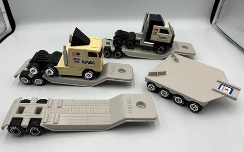 Lot of Tonka NASA 1980's Trucks and Trailers