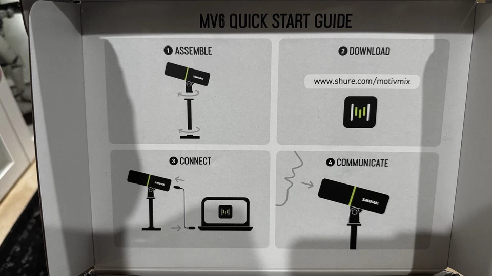 Shure MV6 Gaming Microphone Dynamic USB PC Mic Gaming & Streaming Monitoring - Image 3 of 4