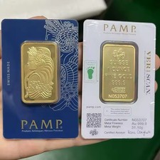 PAMP Suisse 1 oz Gold Bar Bullion 999.9 Fine Gold Precious Metal Content Bar 5100.00 per troy oz