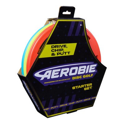 Discgolf Scheibe Aerobie Discgolf start set 6075988 Mehrfarbig  21 x 21 x 1 cm
