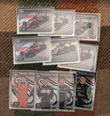 10x Konvolut Topps Logofractor Formula 1 2024 Portrait Rookie DUNNE LOAKE GOETHE