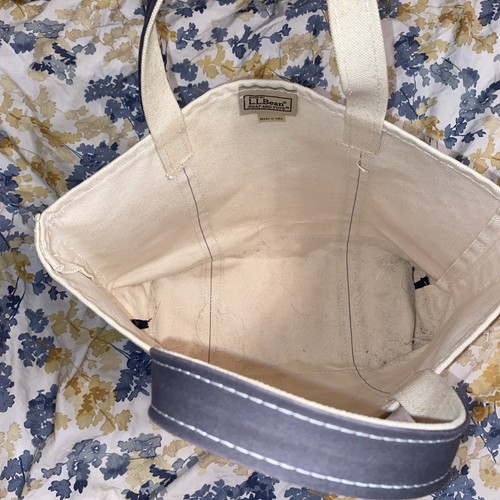 Rare LL Bean Lobster Boat And Tote Canvas Bag Small USA Discontinued Limited Ed - Picture 11 of 14