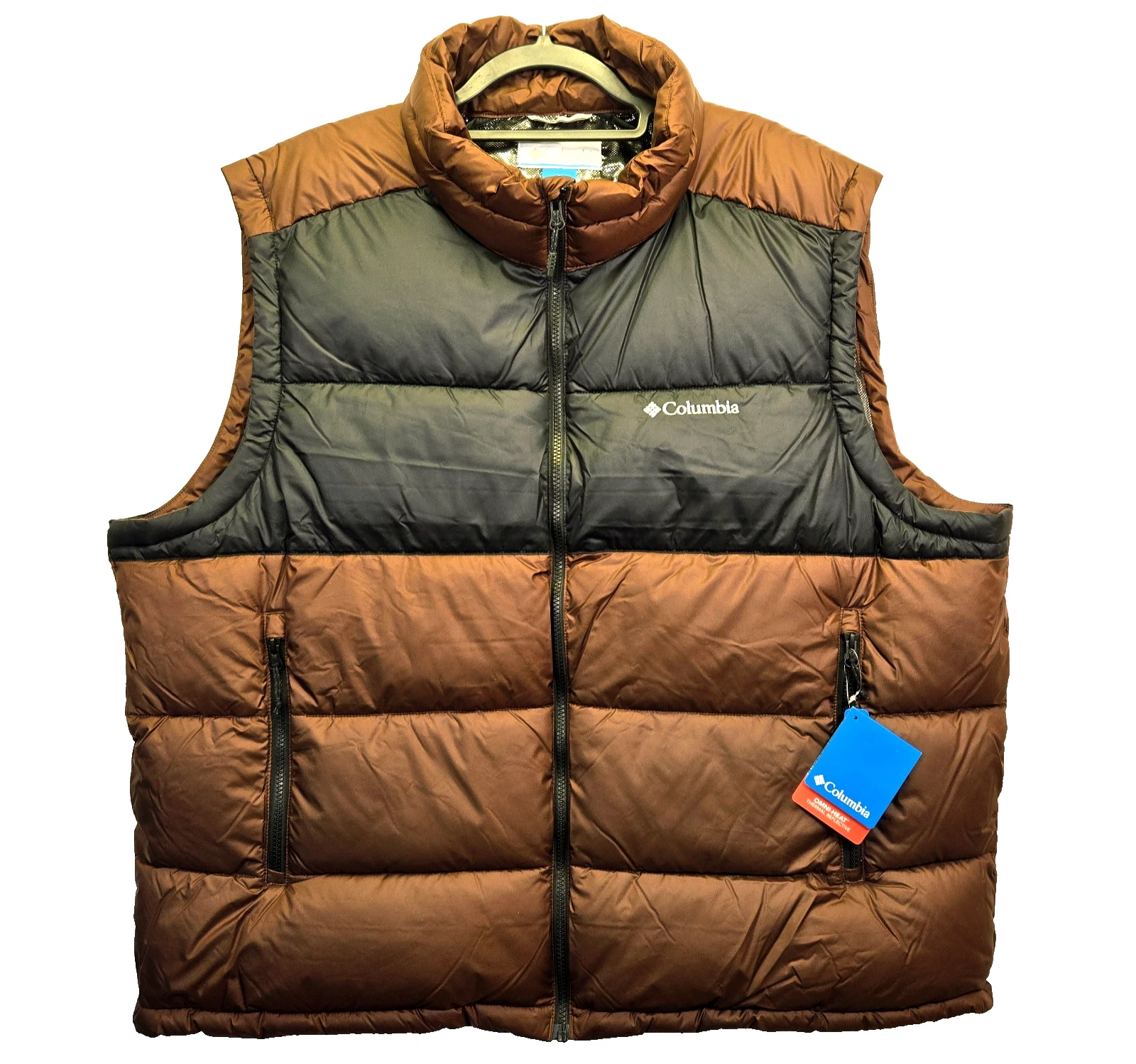 Columbia Pike Lake II Mens Size XXL Omni-Heat Thermal Puffer Vest Jacket NWT NEW