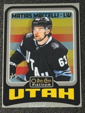 2024-25 O-Pee-Chee Platinum #R65 Matias Maccelli Retro Base Utah Mammoth
