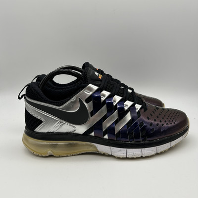 Nike Fingertrap Max Shoes‎ Mens Size 10 Black Silver Purple Training 644672-501 Nike Fingertrap Max Shoes Mens Size 10 Black Silver Purple  main image 2