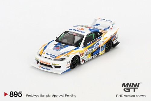 1/64 NISSAN LB-SUPER SILHOUETTE S15 SILVIA NO.555 2023 FORMULA DRIFT RHD BLISTER
