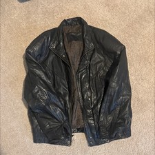 Men's Black Leather Jacket