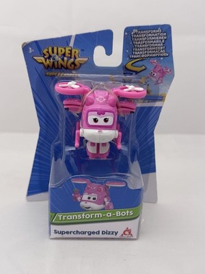 Super Wings Transform a Bots Supercharged Dizzy - Neu