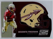 2016 Panini Prizm Collegiate Draft Picks #15 Devonta Freeman Helmet Die Cut