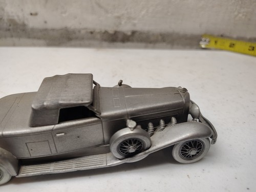 Vintage 1934 Duesenberg Pewter Danbury Mint 1/32 Car - Picture 3 of 10