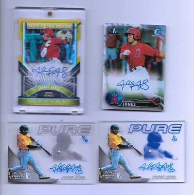 2015 Elite Extra Edition Jahmai Jones Aut 5/5 Plus 3 Others Incl 2016 Auto, (2)