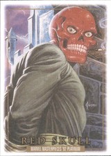 2024 Upper Deck SkyBox Marvel Masterpieces '92 Platinum - Red Skull Canvas #80