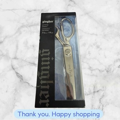 Gingher 7.5  / 19 cm PINKING Shears Knife Edge Scissors BRAND NEW SHIPPING
