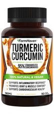Turmeric Curcumin with BioPerine Black 90 Count Pack of 1 , 90 Capsules