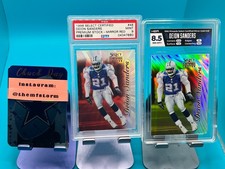 1996 Select Certified Mirror Red Premium Stock & Mirror Gold Deion Sanders 