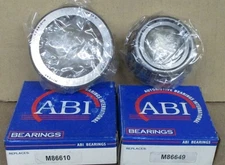 NEW ABI DIFFERENTIAL PINION BEARING AND RACE SET M86610 M86649 FITS *SEE CHART*