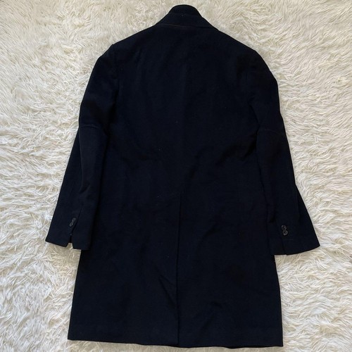 Abrigo Chester de Lana Corneliani Talla 46 Para Hombre EE. UU. Clásico Gris Oscuro Usado - Imagen 4 de 8