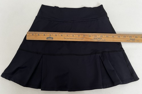 Minifalda Dona Jo Talla 1 Pequeña Negra Atlética Tenis Skort Acampanada Pickleball Golf - Imagen 11 de 17