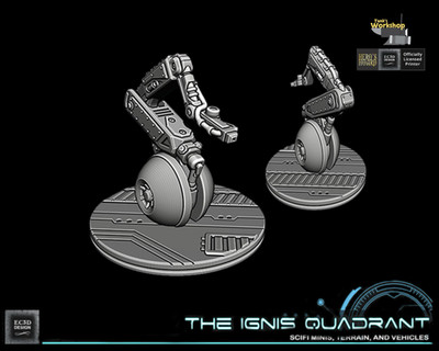 Factory Bot - 28mm/32mm - Ignis Quadrant - EC3D Designs