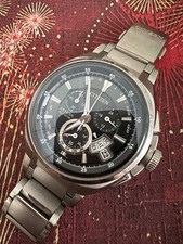 CITIZEN ATTESA Eco Drive Chronograph Watch From Japan