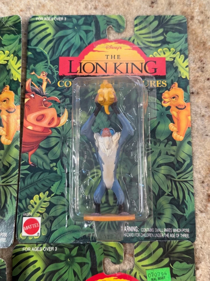 Set of 6 Mattel The Lion King Figures Simba, Timon, Rafiki, Pumbaa, Nala, Mufasa - Image 4 of 4