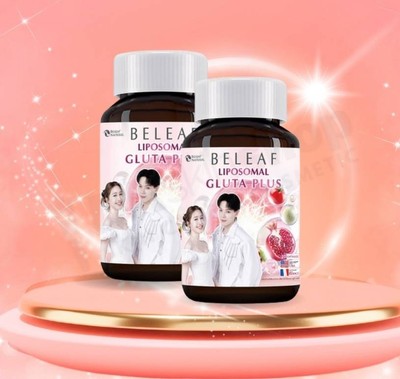 2x Beleaf Gluta Plus nourishes white bright skin antioxidant slow down aging