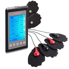 NueMedics TENS EMS Unit Pro Rechargeable Battery Muscle Stimulator 24 Modes