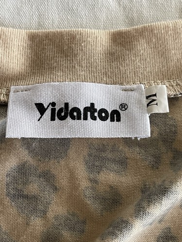 Yidarton Women's Blouse Medium Animal Leopard Mob Wife Safari Vibe Autumn Fall - Picture 7 of 10