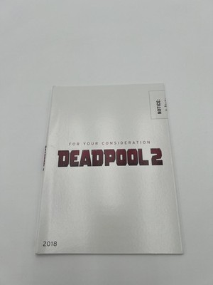 Deadpool 2 For Your Consideration FYC DVD Screener 2018 Marvel Fox