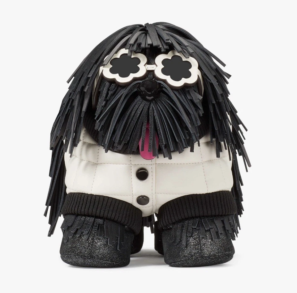 Kate Spade Shaggy 流苏 3d 狗斜挎包 — 第 2/4 张图片