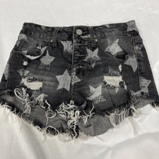 Mossimo Size 2/26 Women s Denim High Rise Short Button Close