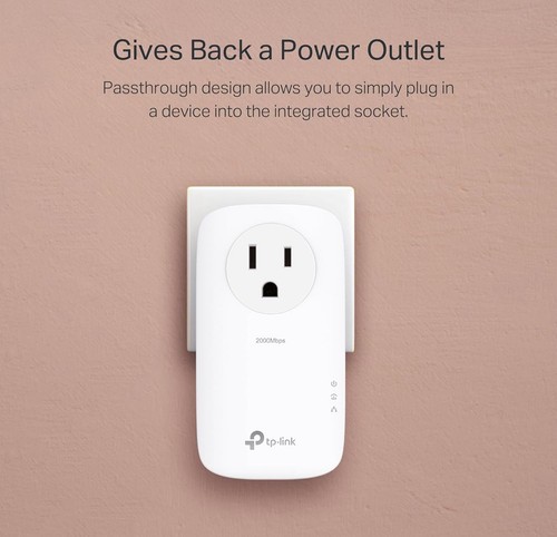 TP-Link TL-PA9020P KIT AV2000 2000Mbps Gigabit Passthrough Powerline Adapter - Bild 14 von 15