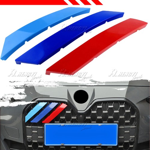 M-Color Stripe Diamond Shape Grille Insert Trims For 21+ BMW G22 G23 4 Series - Picture 7 of 7