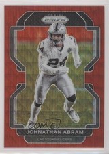 2021 Panini Prizm Red Wave Prizm 72/149 Johnathan Abram #182 fm0