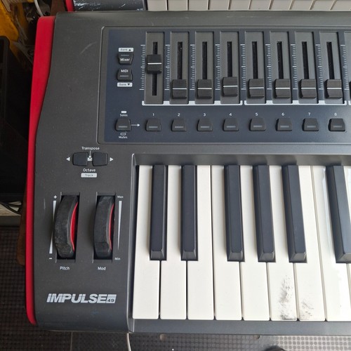 2 x Novation Impulse 64 NOV1MP49 USB Tastaturen, Ersatzteile Reparaturen. - Bild 2 von 18