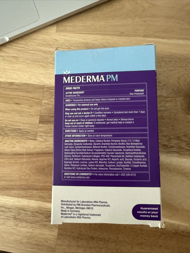 Crema para cicatrices de noche Mederma PM - 1 OZ caducidad 2027+ Foto 2 de 4