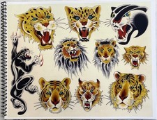 American Vintage Traditional Tattoo Flash Art Old School Style Cliff Raven