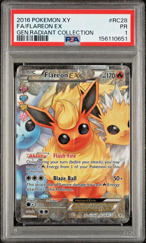 Flareon-EX graded PSA 1 for sale on eBay