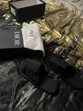 Dior Alpha Slides Black Size 10 Eu 43