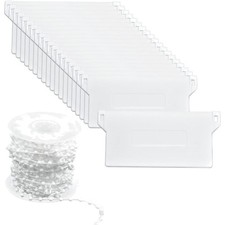 Lamellen Gewichte Vertikaljalousie Kette Ersatzset 20 Stück 127mm Fenster Zub...