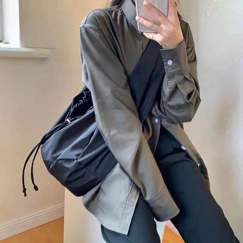Large Capacity Women Shoulder Bag Lightweight Underarm Bag Outdoor - Picture 9 of 12