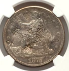 1875-s Trade Silver Dollar NGC XF Details Chopmarked Nice Memento of History