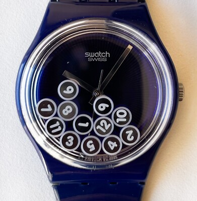 Rare find good condition Swatch Art Special   Tempo Libero   Bruno Munari - 1996